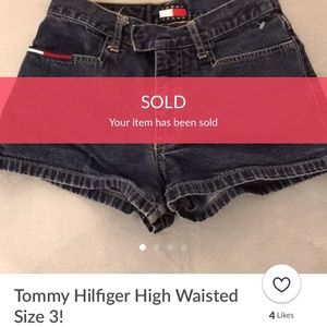 Tommy Hilfiger High Waisted Shorts,